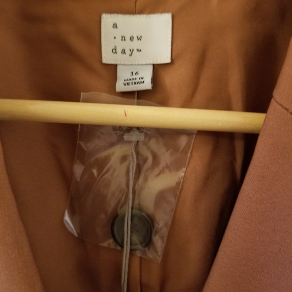 NWT A New Day Rose Pink Blazer 16 - Picture 6 of 7
